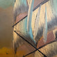 Preston Willis Large Original Marine Oil Painting Tall Ship Nautical Seascape