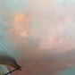 Preston Willis Large Original Marine Oil Painting Tall Ship Nautical Seascape