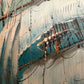 Large Vintage Signed Original Marine Oil Painting Tall Ship Nautical Seascape