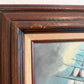 Renato Longanesi - Original Vintage Oil Painting Clipper Ship Stormy Sea Framed