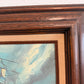 Renato Longanesi - Original Vintage Oil Painting Clipper Ship Stormy Sea Framed