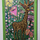 Original Large Painting on Board , Titled "Funny Giraffe" by Serg Graff, COA