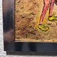 One-of-a-kind Painting on Board , Titled "Hungry Giraffe" by Serg Graff, COA