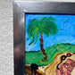 One-of-a-kind Painting on Board , Titled "Hungry Giraffe" by Serg Graff, COA