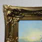 Herison J. original painting on canvas, Seascape, Sailing Ship, Gorgeous Frame