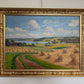Henrik Gamst Jespersen (1853-1936) Danish Antique Harvest Landscape Oil Painting