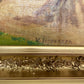 Henrik Gamst Jespersen (1853-1936) Danish Antique Harvest Landscape Oil Painting
