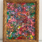 Serg Graff "Wonder Tangle=II" Abstract Acrylic Painting Framed Outsider Art COA