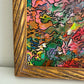 Serg Graff "Wonder Tangle=II" Abstract Acrylic Painting Framed Outsider Art COA