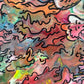 Serg Graff "Wonder Tangle=II" Abstract Acrylic Painting Framed Outsider Art COA