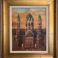 Original Oil Painting on canvas – “Mainz Cathedral” by Rogov V.A., 2006, Framed