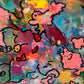 Serg Graff "The Beauty" Abstract Acrylic Painting Framed Outsider Art COA