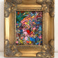 Serg Graff "Where's Mr Man" Abstract Acrylic Painting Framed Outsider Art COA
