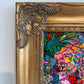 Serg Graff "Where's Mr Man" Abstract Acrylic Painting Framed Outsider Art COA