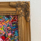 Serg Graff "Where's Mr Man" Abstract Acrylic Painting Framed Outsider Art COA