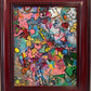 Serg Graff "Gallop, Little Horse!" Abstract Painting Framed Outsider Art COA