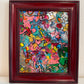Serg Graff "Gallop, Little Horse!" Abstract Painting Framed Outsider Art COA