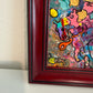 Serg Graff "Gallop, Little Horse!" Abstract Painting Framed Outsider Art COA