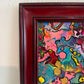 Serg Graff "Gallop, Little Horse!" Abstract Painting Framed Outsider Art COA