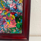 Serg Graff "Gallop, Little Horse!" Abstract Painting Framed Outsider Art COA