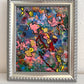 Serg Graff "Whose Tracks" Abstract Painting Framed Outsider Art COA