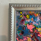Serg Graff "Whose Tracks" Abstract Painting Framed Outsider Art COA