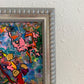 Serg Graff "Whose Tracks" Abstract Painting Framed Outsider Art COA