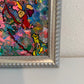Serg Graff "Whose Tracks" Abstract Painting Framed Outsider Art COA