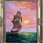 "The Flying Dutchman" – Original Oil Painting on canvas, Seascape by Serg Graff