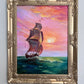 "The Flying Dutchman" – Original Oil Painting on canvas, Seascape by Serg Graff