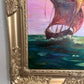 "The Flying Dutchman" – Original Oil Painting on canvas, Seascape by Serg Graff