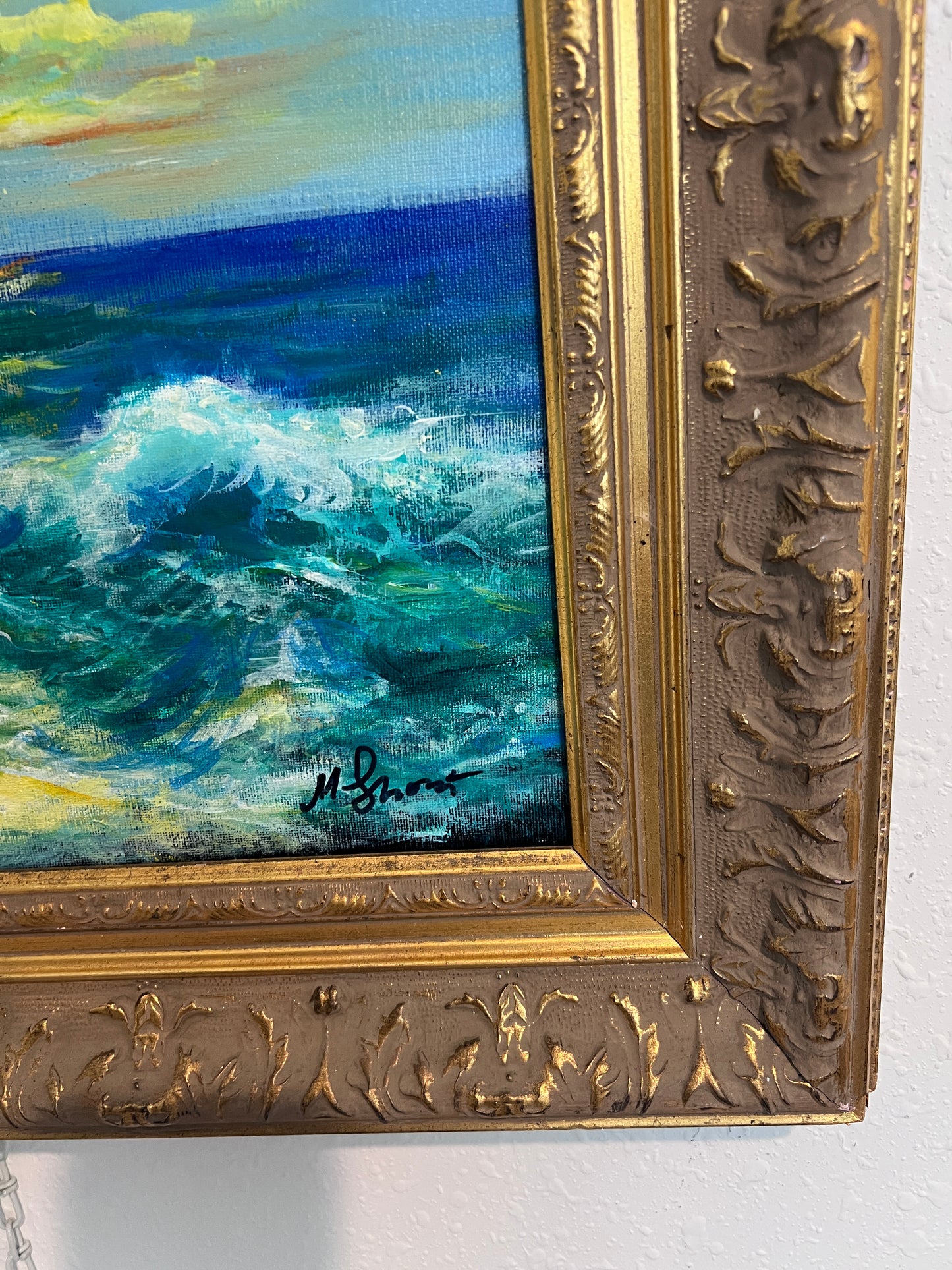Seascape by Max Shekhter (b. 1938) – Original American Oil Painting on canvas