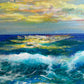 Seascape by Max Shekhter (b. 1938) – Original American Oil Painting on canvas