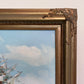 Listed Artist Hewett Jackson Original Oil Painting | Tall Ship Seascape | Framed
