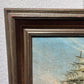 H. De Ruyser Vintage oil painting on canvas, Seascape, Framed