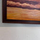 Sunset Contemplation – Original Oil Painting by Unknown Russian Artist, Portrait