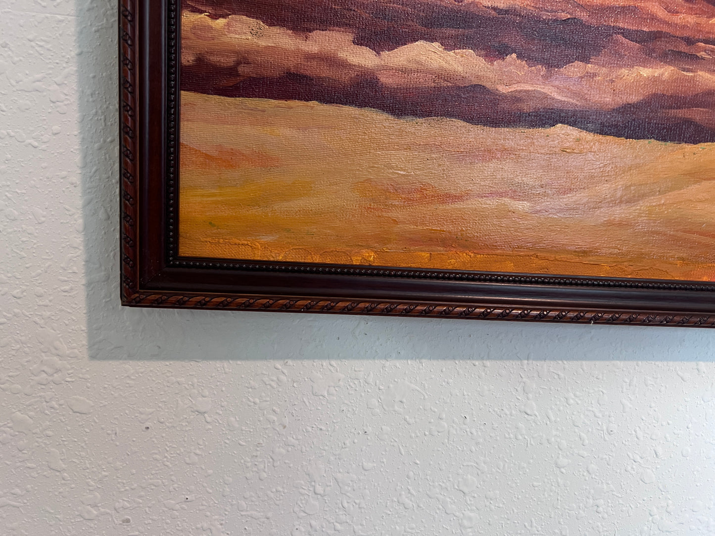Sunset Contemplation – Original Oil Painting by Unknown Russian Artist, Portrait