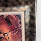 Expressive Original Oil Painting – Double Bassist by D. Boucher Smith, Framed