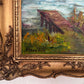 Vintage Landscape Oil Painting – Landscape by Max Shekhter (b. 1938), Gold Frame