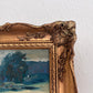 Vintage Landscape Oil Painting – Landscape by Max Shekhter (b. 1938), Gold Frame