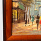 Original oil painting on canvas France, Paris, Triumphal Arch, Framed, Signed