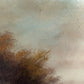 Large Antique European School Oil/canvas Painting Signed Landscape Ornate Framed