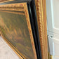 Large Antique European School Oil Painting Shepherdess Sheep Landscape Signed