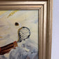 1982 Morris Katz (1931–2010) Original Oil Painting Clown Impasto Palette Knife