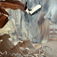 1982 Morris Katz (1931–2010) Original Oil Painting Clown Impasto Palette Knife