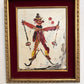 1980 Morris Katz (1931–2010) Original Oil Painting Clown Impasto Palette Knife