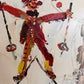 1980 Morris Katz (1931–2010) Original Oil Painting Clown Impasto Palette Knife