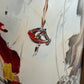 1980 Morris Katz (1931–2010) Original Oil Painting Clown Impasto Palette Knife