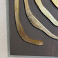 Original 3D Abstract Art by Alena Kalen "Golden Labyrinth" Gold Leaf, COA
