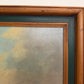 Vintage Tall Ship Oil Painting on Canvas Signed Framed Clipper Marine Seascape